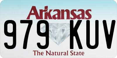 AR license plate 979KUV