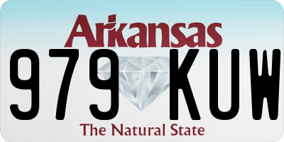 AR license plate 979KUW
