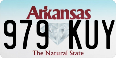 AR license plate 979KUY
