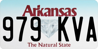 AR license plate 979KVA