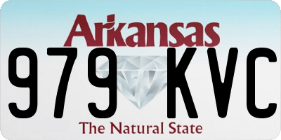AR license plate 979KVC