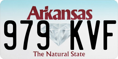 AR license plate 979KVF