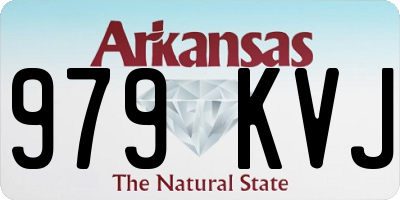 AR license plate 979KVJ