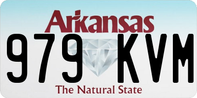 AR license plate 979KVM
