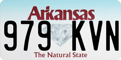 AR license plate 979KVN