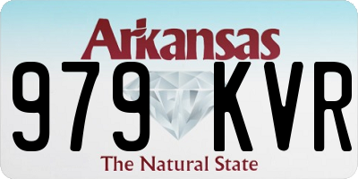 AR license plate 979KVR