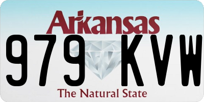 AR license plate 979KVW