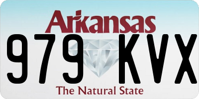 AR license plate 979KVX