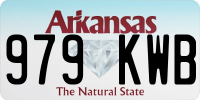 AR license plate 979KWB