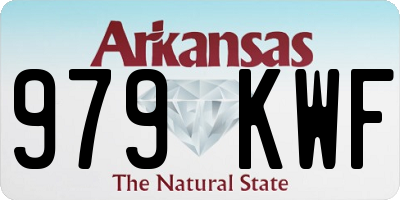 AR license plate 979KWF