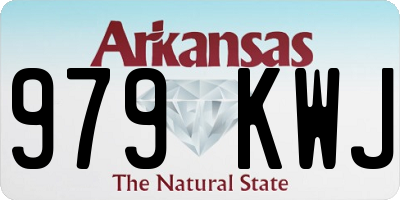 AR license plate 979KWJ