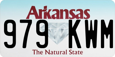 AR license plate 979KWM