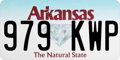 AR license plate 979KWP