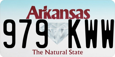 AR license plate 979KWW