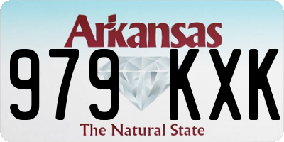 AR license plate 979KXK