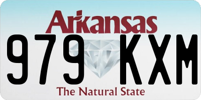 AR license plate 979KXM