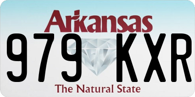 AR license plate 979KXR