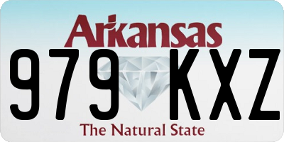 AR license plate 979KXZ