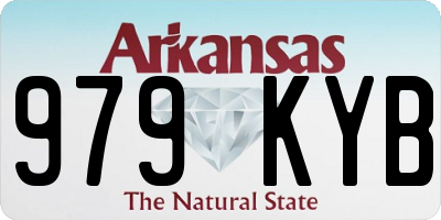 AR license plate 979KYB