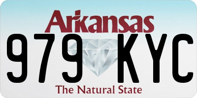 AR license plate 979KYC