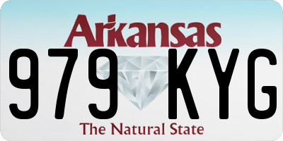 AR license plate 979KYG