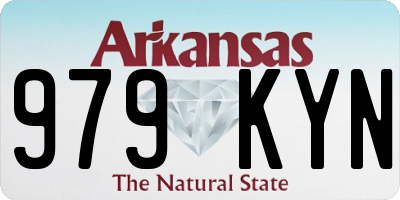 AR license plate 979KYN