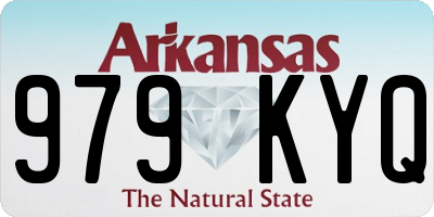 AR license plate 979KYQ