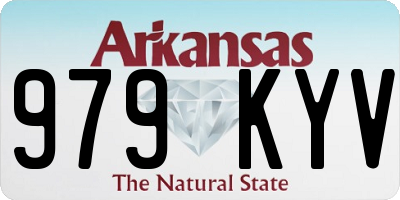 AR license plate 979KYV