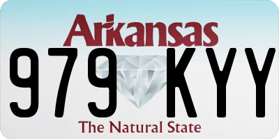 AR license plate 979KYY