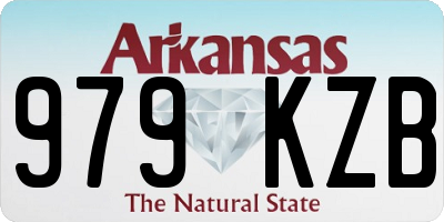 AR license plate 979KZB