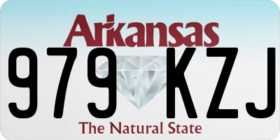 AR license plate 979KZJ