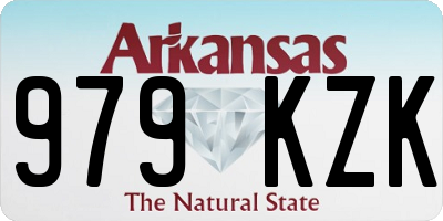 AR license plate 979KZK