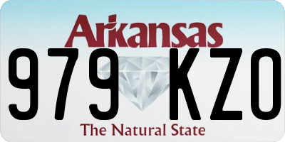 AR license plate 979KZO