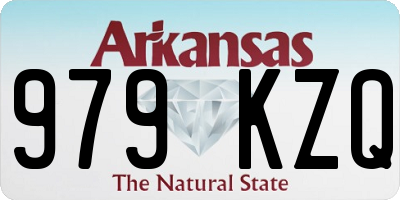 AR license plate 979KZQ