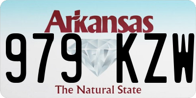 AR license plate 979KZW