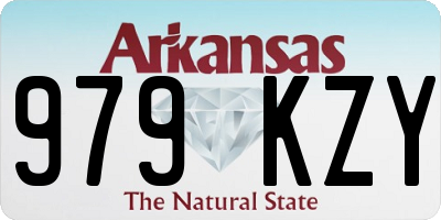 AR license plate 979KZY
