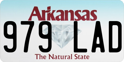 AR license plate 979LAD