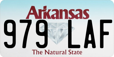 AR license plate 979LAF