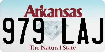 AR license plate 979LAJ