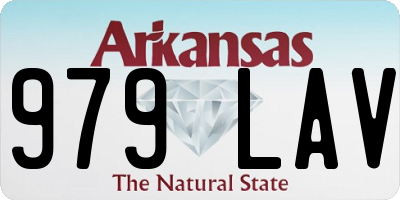 AR license plate 979LAV