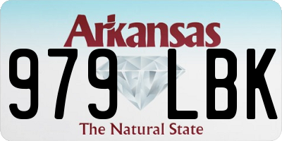 AR license plate 979LBK