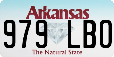 AR license plate 979LBO