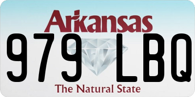 AR license plate 979LBQ