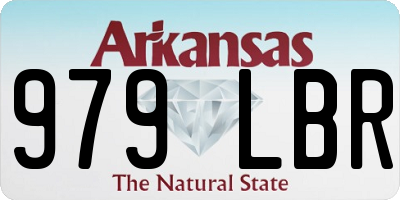 AR license plate 979LBR