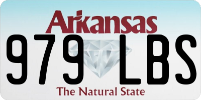 AR license plate 979LBS