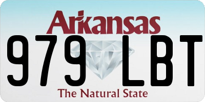 AR license plate 979LBT