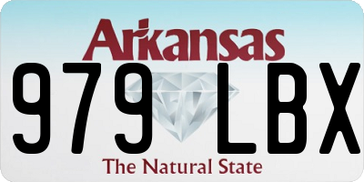 AR license plate 979LBX