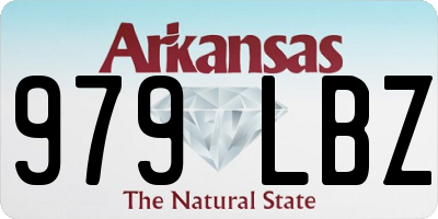 AR license plate 979LBZ
