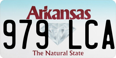 AR license plate 979LCA