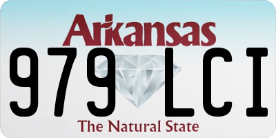 AR license plate 979LCI